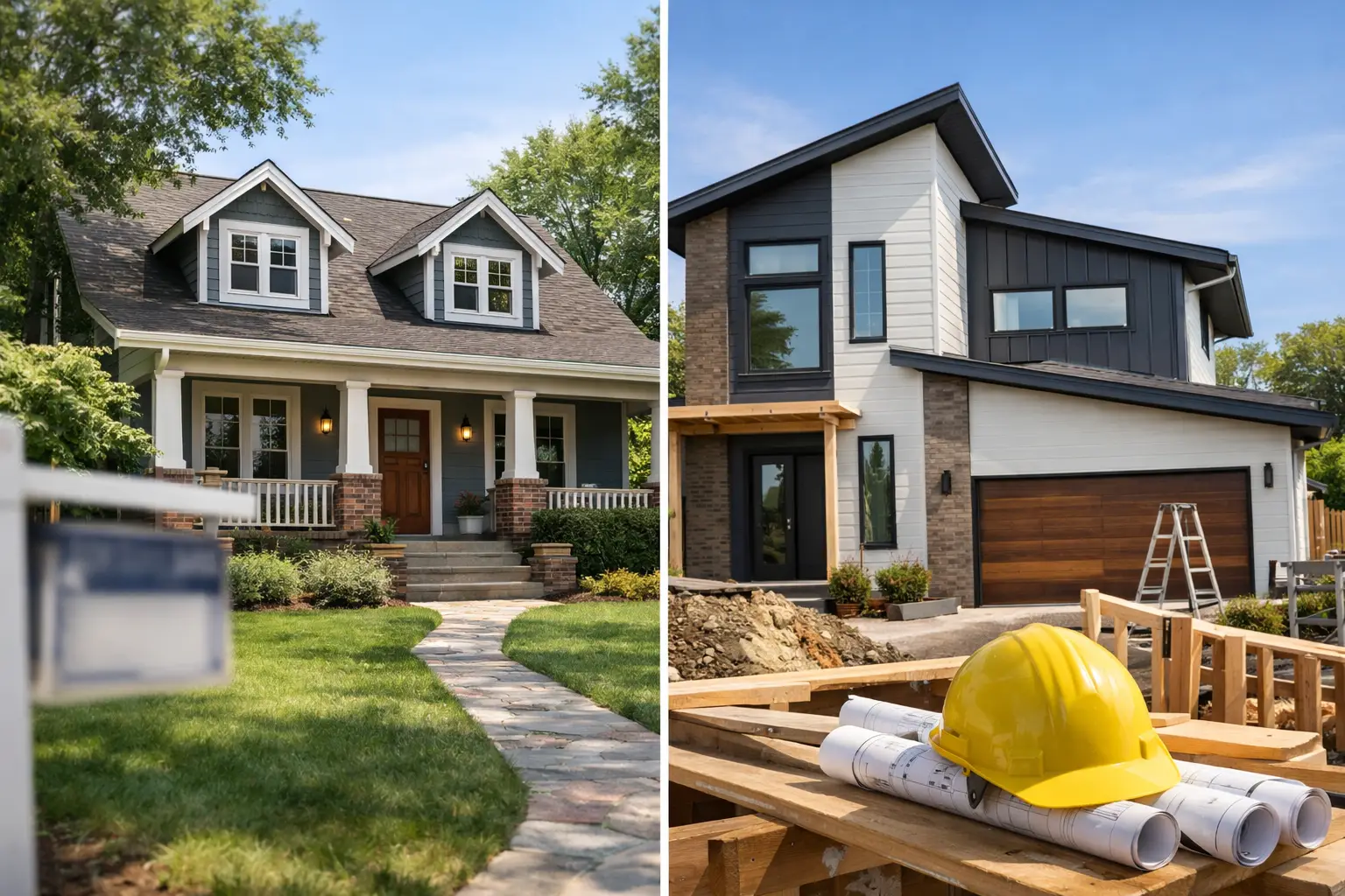 Resale Versus New Construction Homes: Which Fits?